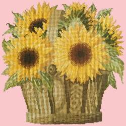 Elizabeth Bradley, Flower Pots, SUNFLOWER BASKET - 16x16 pollici Elizabeth Bradley - 2