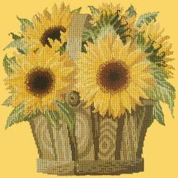 Elizabeth Bradley, Flower Pots, SUNFLOWER BASKET - 16x16 pollici Elizabeth Bradley - 11