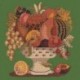 Elizabeth Bradley, Fruits of the Earth, BOWL OF FRUIT - 16x16 pollici Elizabeth Bradley - 6