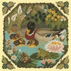 Elizabeth Bradley, Natural History, DUCK POND - 16x16 pollici Elizabeth Bradley - 10