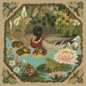 Elizabeth Bradley, Natural History, DUCK POND - 16x16 pollici Elizabeth Bradley - 17