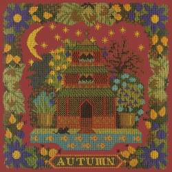 Elizabeth Bradley, Seasonal Samplers, AUTUMN SAMPLER - 16x16 pollici Elizabeth Bradley - 5