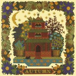 Elizabeth Bradley, Seasonal Samplers, AUTUMN SAMPLER - 16x16 pollici Elizabeth Bradley - 10