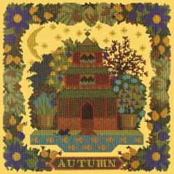 Elizabeth Bradley, Seasonal Samplers, AUTUMN SAMPLER - 16x16 pollici Elizabeth Bradley - 11