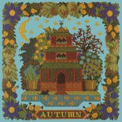 Elizabeth Bradley, Seasonal Samplers, AUTUMN SAMPLER - 16x16 pollici Elizabeth Bradley - 15