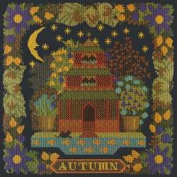 Elizabeth Bradley, Seasonal Samplers, AUTUMN SAMPLER - 16x16 pollici Elizabeth Bradley - 18