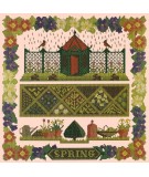 Elizabeth Bradley, Seasonal Samplers, SPRING SAMPLER - 16x16 pollici Elizabeth Bradley - 3