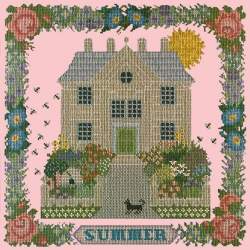 Elizabeth Bradley, Seasonal Samplers, SUMMER SAMPLER - 16x16 pollici Elizabeth Bradley - 2