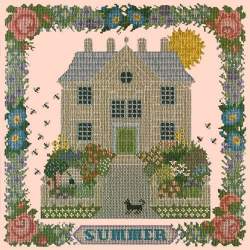 Elizabeth Bradley, Seasonal Samplers, SUMMER SAMPLER - 16x16 pollici Elizabeth Bradley - 3