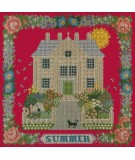 Elizabeth Bradley, Seasonal Samplers, SUMMER SAMPLER - 16x16 pollici Elizabeth Bradley - 4