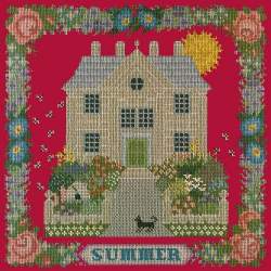 Elizabeth Bradley, Seasonal Samplers, SUMMER SAMPLER - 16x16 pollici Elizabeth Bradley - 4