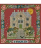 Elizabeth Bradley, Seasonal Samplers, SUMMER SAMPLER - 16x16 pollici Elizabeth Bradley - 5