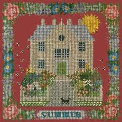 Elizabeth Bradley, Seasonal Samplers, SUMMER SAMPLER - 16x16 pollici Elizabeth Bradley - 5