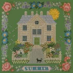 Elizabeth Bradley, Seasonal Samplers, SUMMER SAMPLER - 16x16 pollici Elizabeth Bradley - 6