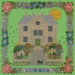 Elizabeth Bradley, Seasonal Samplers, SUMMER SAMPLER - 16x16 pollici Elizabeth Bradley - 7