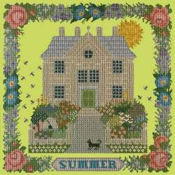 Elizabeth Bradley, Seasonal Samplers, SUMMER SAMPLER - 16x16 pollici Elizabeth Bradley - 8