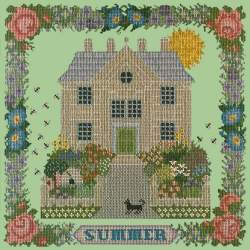 Elizabeth Bradley, Seasonal Samplers, SUMMER SAMPLER - 16x16 pollici Elizabeth Bradley - 9