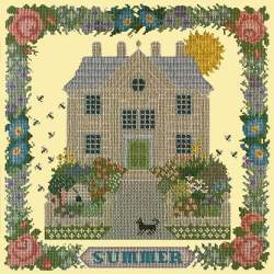 Elizabeth Bradley, Seasonal Samplers, SUMMER SAMPLER - 16x16 pollici Elizabeth Bradley - 10