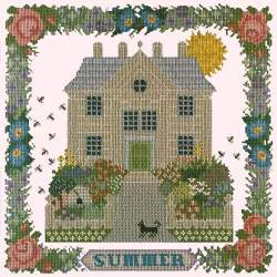 Elizabeth Bradley, Seasonal Samplers, SUMMER SAMPLER - 16x16 pollici Elizabeth Bradley - 12