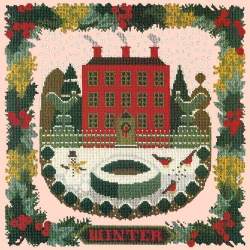 Elizabeth Bradley, Seasonal Samplers, WINTER SAMPLER - 16x16 pollici Elizabeth Bradley - 3