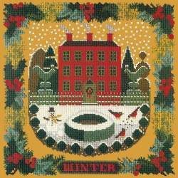 Elizabeth Bradley, Seasonal Samplers, WINTER SAMPLER - 16x16 pollici Elizabeth Bradley - 13