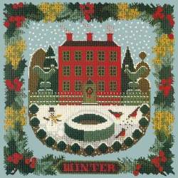 Elizabeth Bradley, Seasonal Samplers, WINTER SAMPLER - 16x16 pollici Elizabeth Bradley - 14