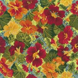 Elizabeth Bradley, Trellis Series, NASTURTIUM TRELLIS - 16x16 pollici Elizabeth Bradley - 8