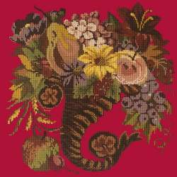 Elizabeth Bradley, Victorian Flowers, AUTUMN CORNUCOPIA - 16x16 pollici Elizabeth Bradley - 5