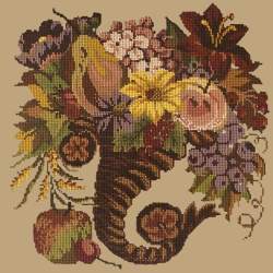 Elizabeth Bradley, Victorian Flowers, AUTUMN CORNUCOPIA - 16x16 pollici Elizabeth Bradley - 18