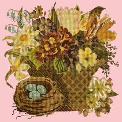 Elizabeth Bradley, Victorian Flowers, SPRING BASKET - 16x16 pollici Elizabeth Bradley - 2