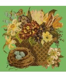 Elizabeth Bradley, Victorian Flowers, SPRING BASKET - 16x16 pollici Elizabeth Bradley - 7