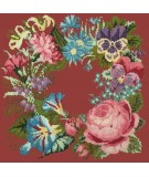 Elizabeth Bradley, Victorian Flowers, SUMMER WREATH - 16x16 pollici Elizabeth Bradley - 5