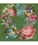 Elizabeth Bradley, Victorian Flowers, SUMMER WREATH - 16x16 pollici Elizabeth Bradley - 6