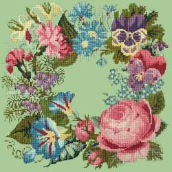 Elizabeth Bradley, Victorian Flowers, SUMMER WREATH - 16x16 pollici Elizabeth Bradley - 9