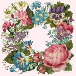 Elizabeth Bradley, Victorian Flowers, SUMMER WREATH - 16x16 pollici Elizabeth Bradley - 12