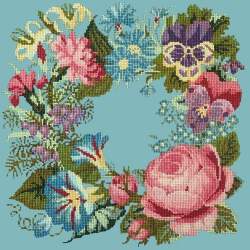 Elizabeth Bradley, Victorian Flowers, SUMMER WREATH - 16x16 pollici Elizabeth Bradley - 15