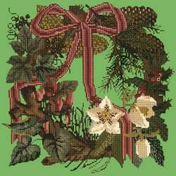 Elizabeth Bradley, Victorian Flowers, WINTER WREATH - 16x16 pollici Elizabeth Bradley - 7