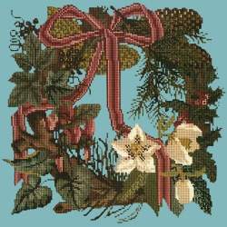 Elizabeth Bradley, Victorian Flowers, WINTER WREATH - 16x16 pollici Elizabeth Bradley - 15