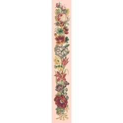 Elizabeth Bradley, Bell Pulls, VICTORIAN FLOWER BELL PULL - 46x6 pollici Elizabeth Bradley - 3