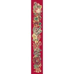 Elizabeth Bradley, Bell Pulls, VICTORIAN FLOWER BELL PULL - 46x6 pollici Elizabeth Bradley - 4