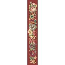 Elizabeth Bradley, Bell Pulls, VICTORIAN FLOWER BELL PULL - 46x6 pollici Elizabeth Bradley - 5