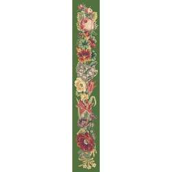 Elizabeth Bradley, Bell Pulls, VICTORIAN FLOWER BELL PULL - 46x6 pollici Elizabeth Bradley - 6