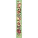 Elizabeth Bradley, Bell Pulls, VICTORIAN FLOWER BELL PULL - 46x6 pollici Elizabeth Bradley - 9