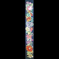 Elizabeth Bradley, Bell Pulls, VICTORIAN FLOWER BELL PULL - 46x6 pollici Elizabeth Bradley - 16