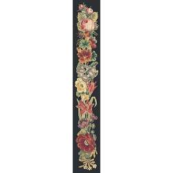 Elizabeth Bradley, Bell Pulls, VICTORIAN FLOWER BELL PULL - 46x6 pollici Elizabeth Bradley - 18