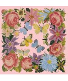 Elizabeth Bradley, Floribunda, CLEMATIS ROSE AND BUTTERFLY - 12x12 pollici Elizabeth Bradley - 2