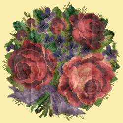 Elizabeth Bradley, Floribunda, VIOLETS AND ROSES - 12x12 pollici Elizabeth Bradley - 10