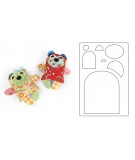 Sizzix, Bigz L Die Maggie & Quincy (Small Bear) by JJ Sizzix - Big Shot - 1