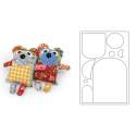 Sizzix, Bigz Plus Q Die Maggie & Quincy (Large Bear) by JJ Sizzix - Big Shot - 1