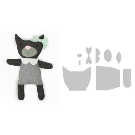 Sizzix, Bigz Plus Q Die - Cat Softee Sizzix - Big Shot - 1